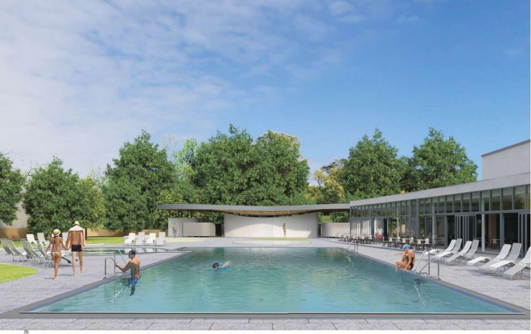 Открытый городской бассейн 